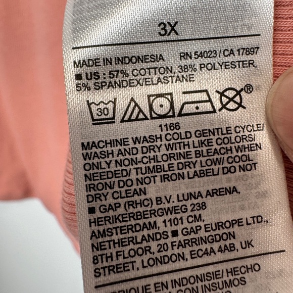 💎 Old Navy Fitted Long Sleeve Rib Knit Top Pink - Picture 9 of 11